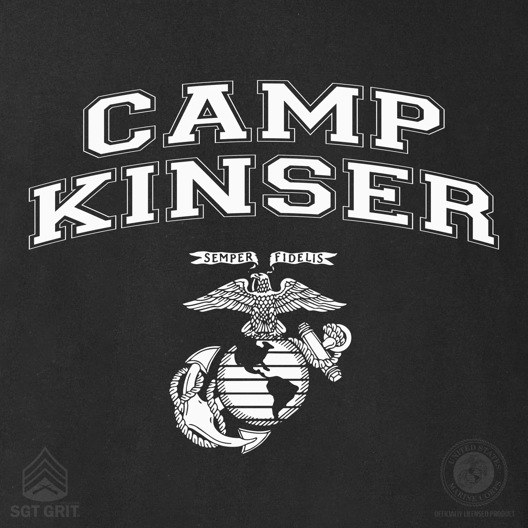 Marine Corps Base Collegiate EGA T-Shirt - Image 22