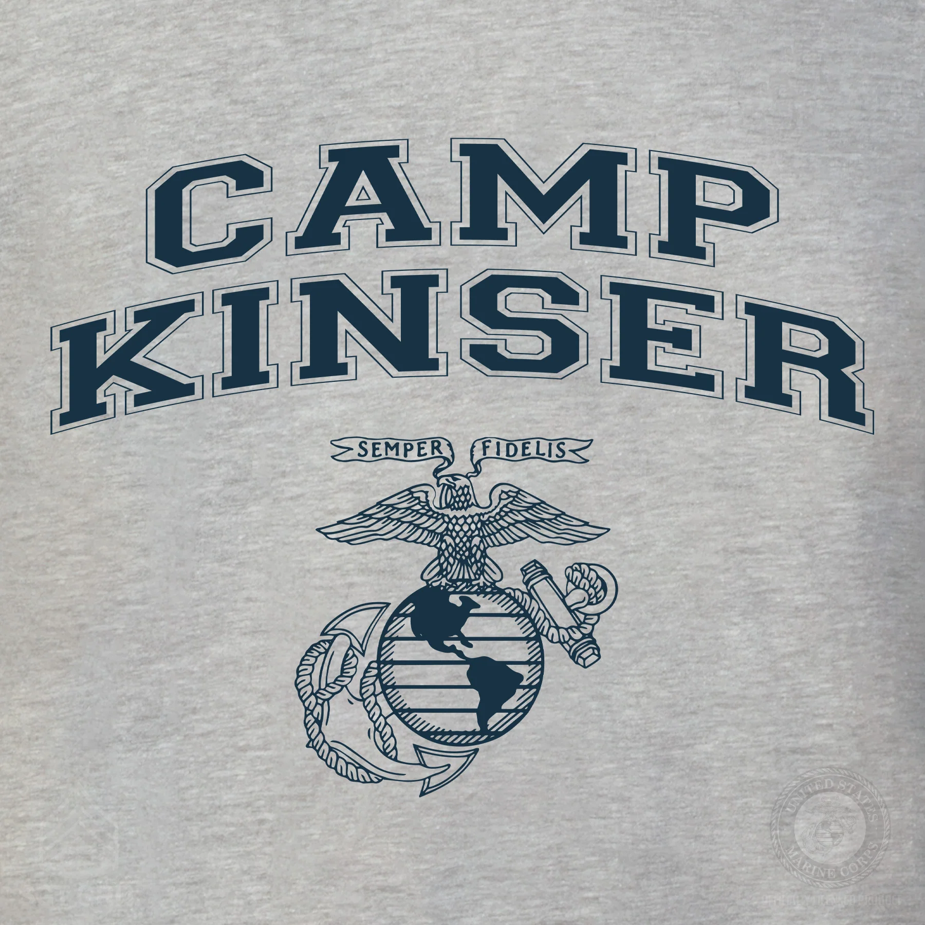 Marine Corps Base Collegiate EGA T-Shirt - Image 24