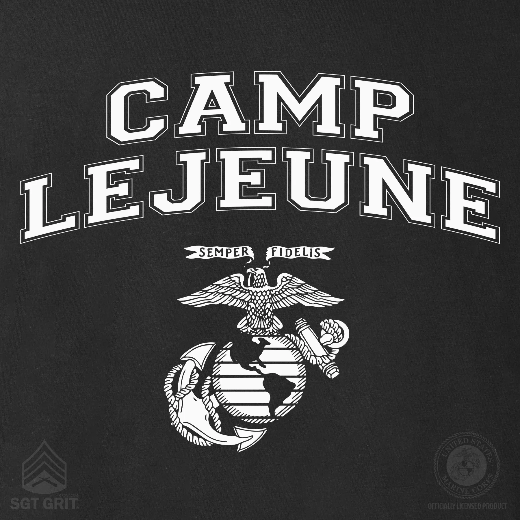 Marine Corps Base Collegiate EGA T-Shirt - Image 26