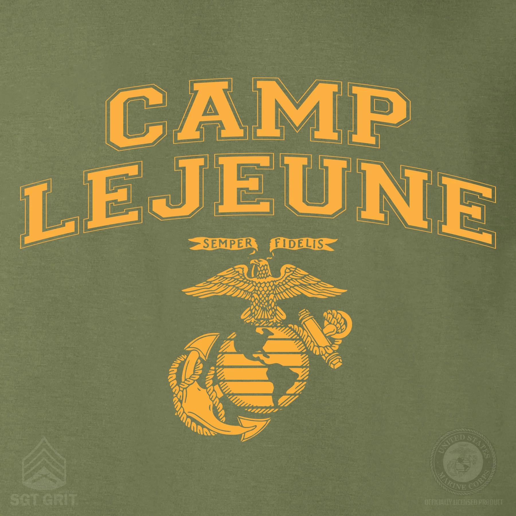 Marine Corps Base Collegiate EGA T-Shirt - Image 30