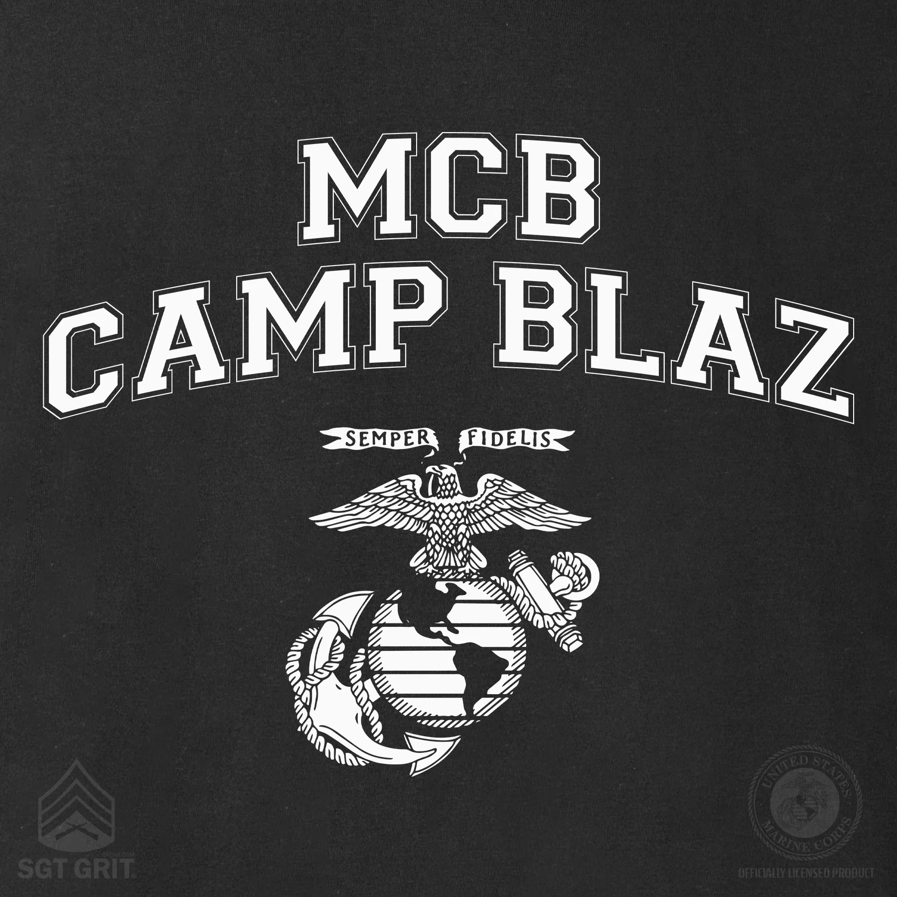 Marine Corps Base Collegiate EGA T-Shirt - Image 41