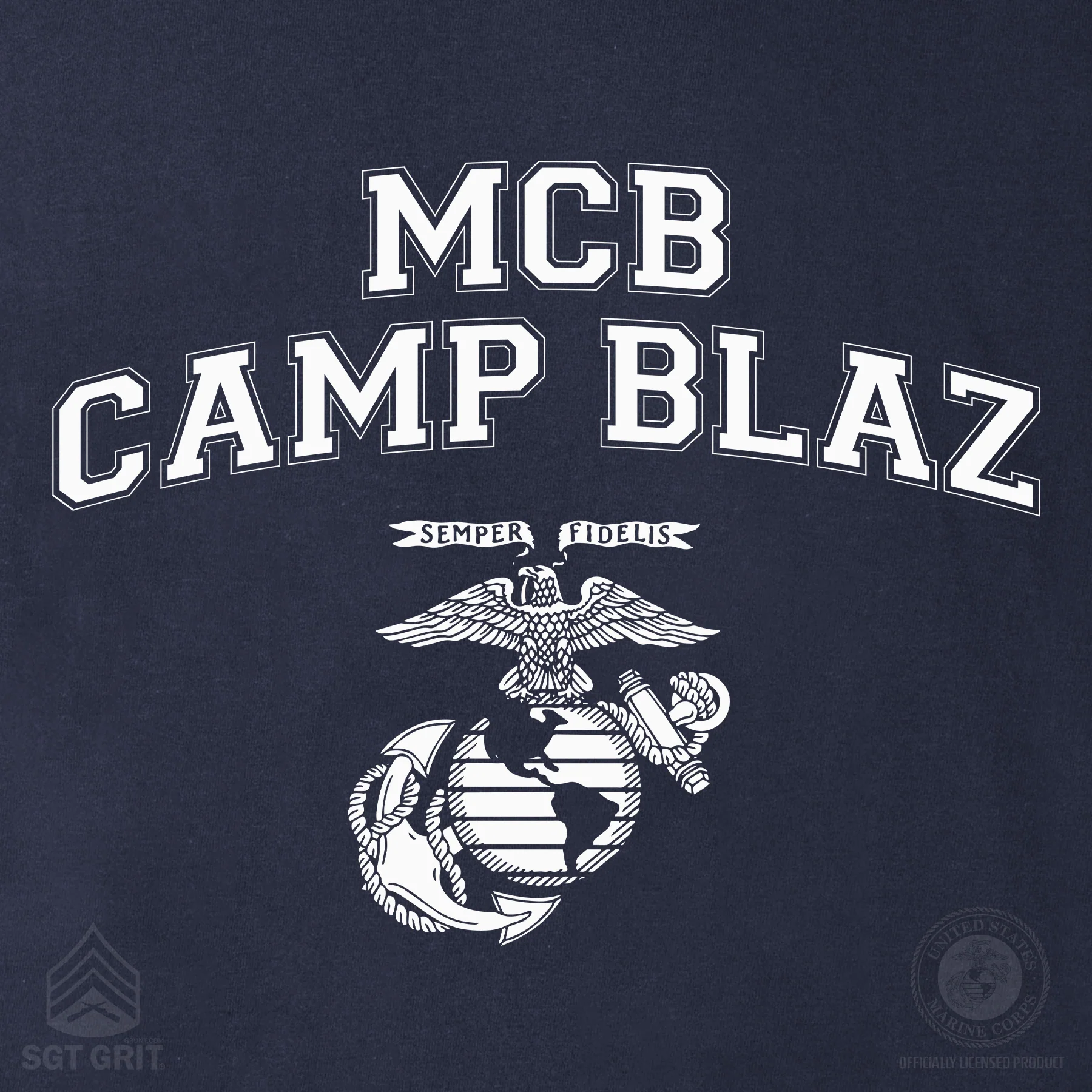Marine Corps Base Collegiate EGA T-Shirt - Image 44
