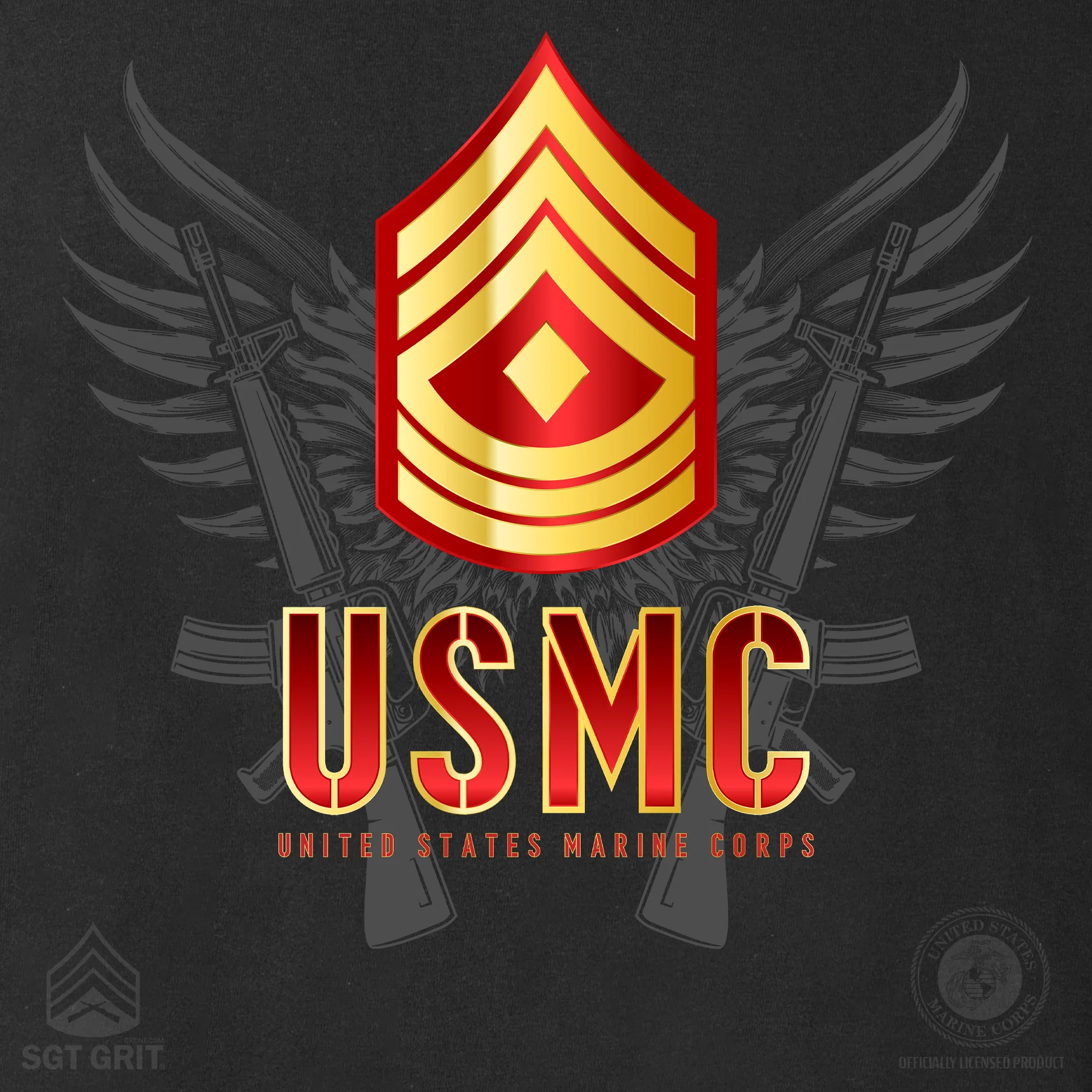 Personalized USMC Rank T-Shirt - Image 7
