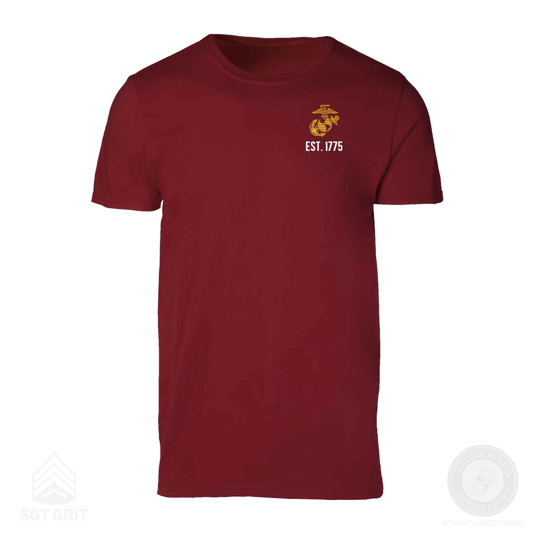USMC Stamped Slogan T-Shirt - Image 7