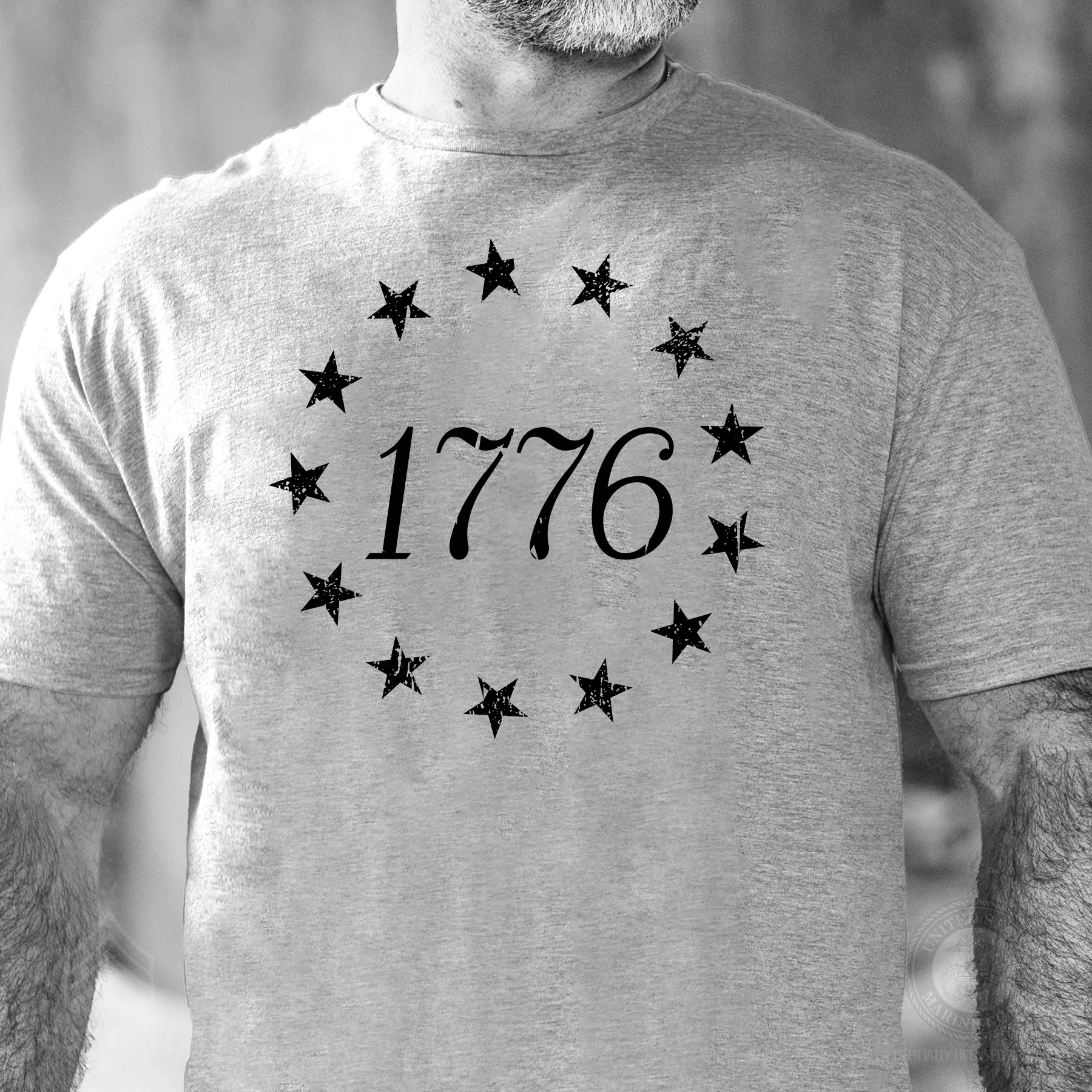 1776 Betsy Ross Flag T-Shirt - Image 4