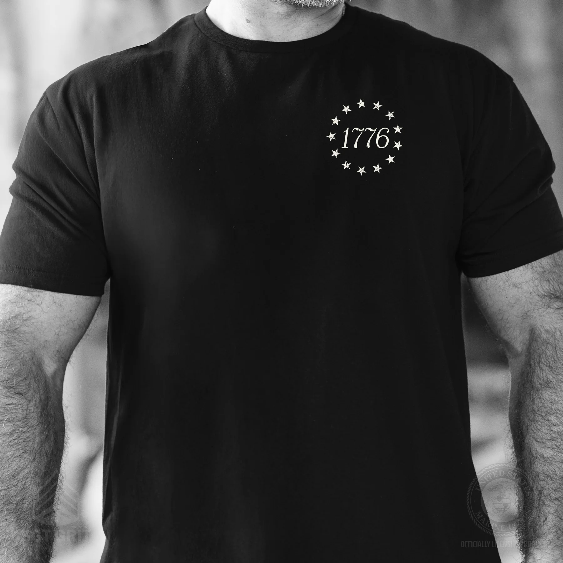 250 Years We The People Flag T-Shirt - Image 3