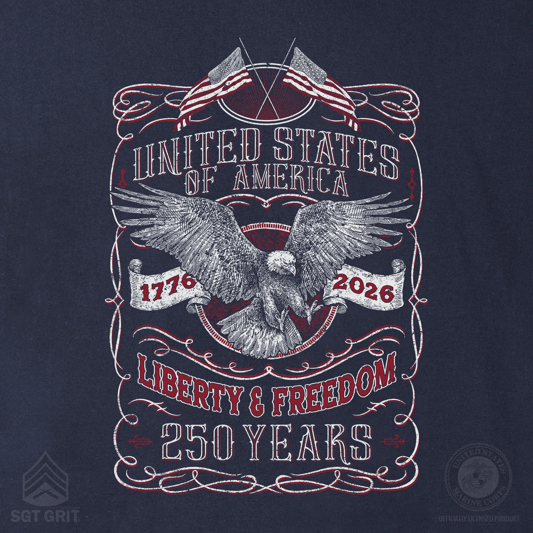 250 Years of Liberty & Freedom T-Shirt - Image 4