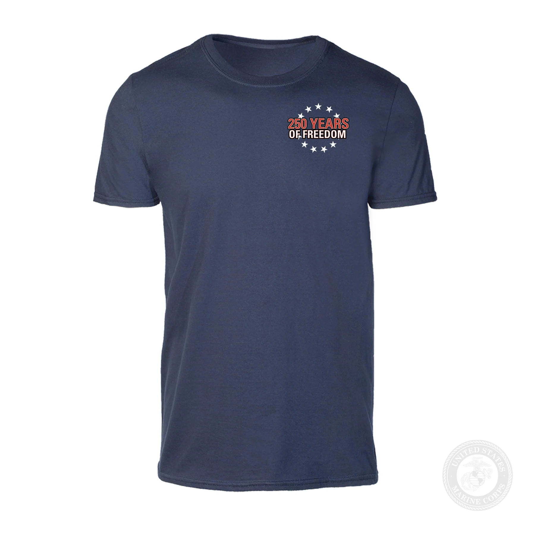 Cheers to 250 Years of Freedom T-Shirt  - Back Design - Image 8