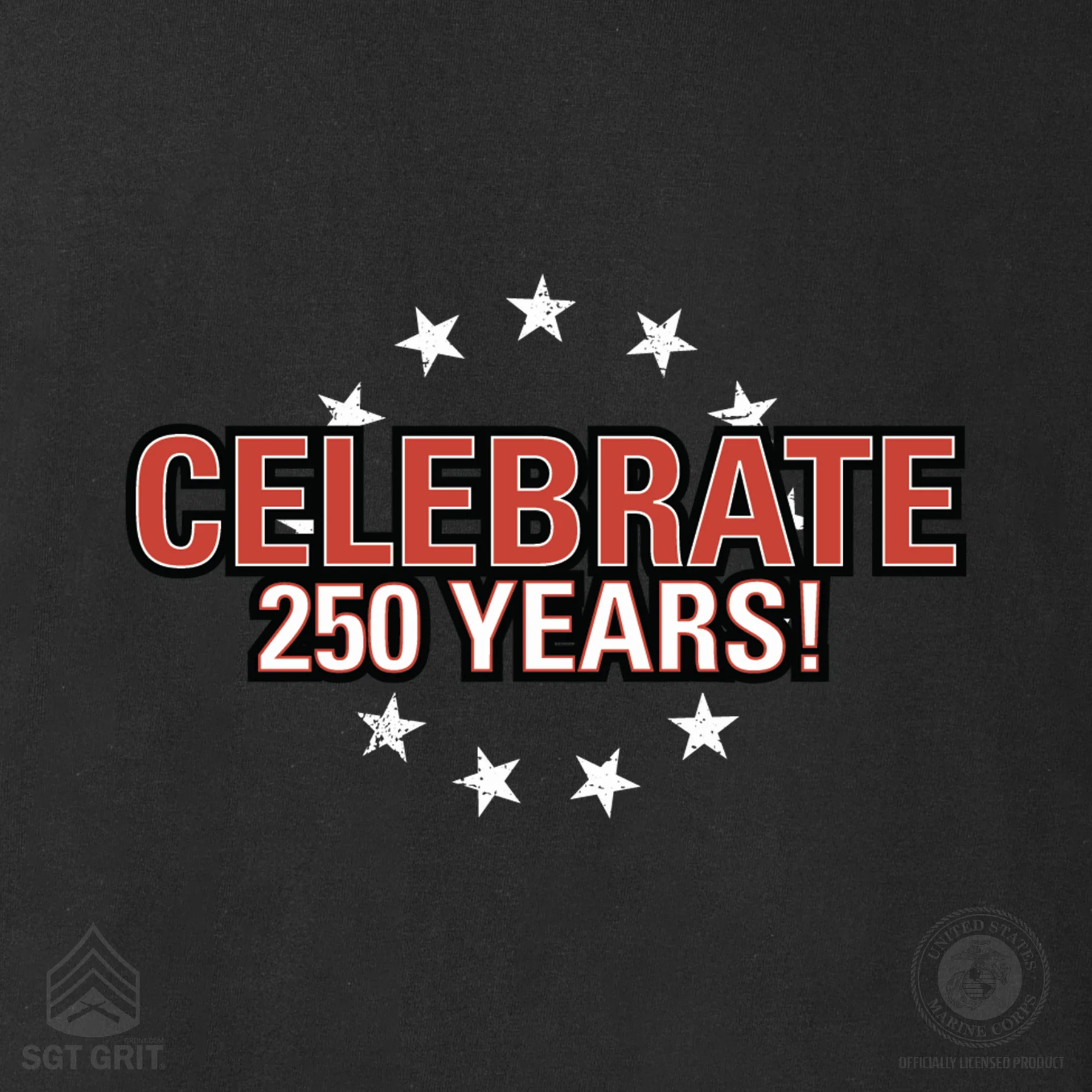 I Want You to Celebrate 250 Years T-Shirt - Back Design - Image 11