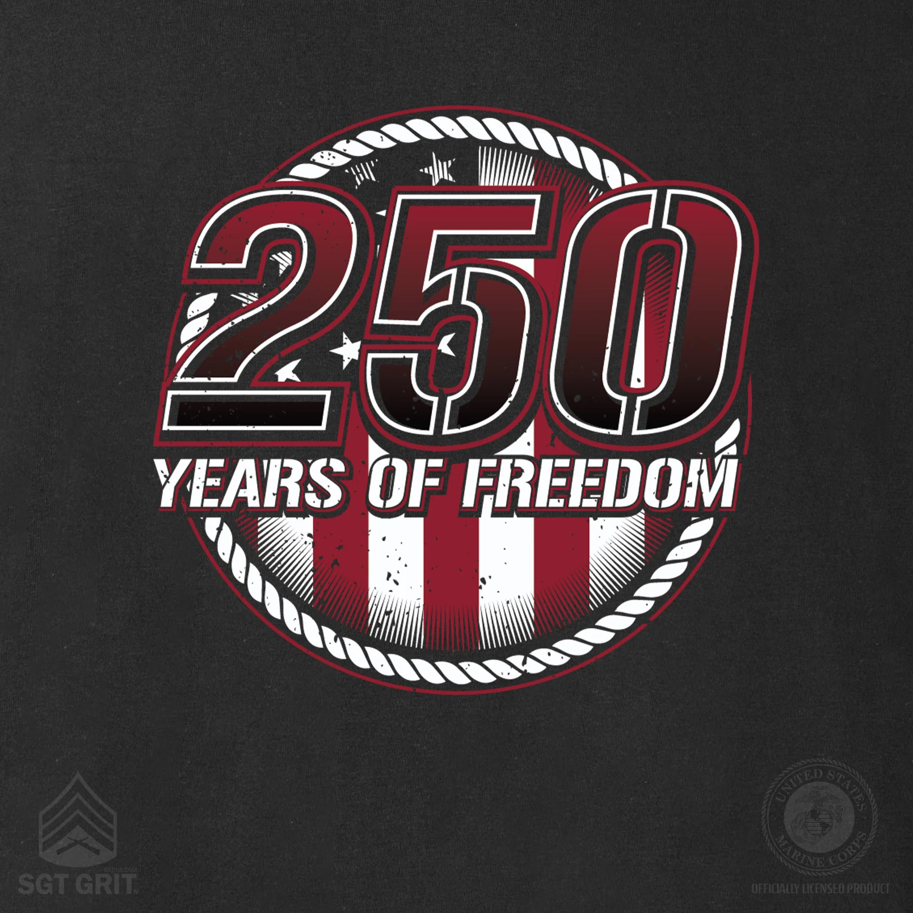 250 Years of Freedom T-Shirt - Back Design - Image 12