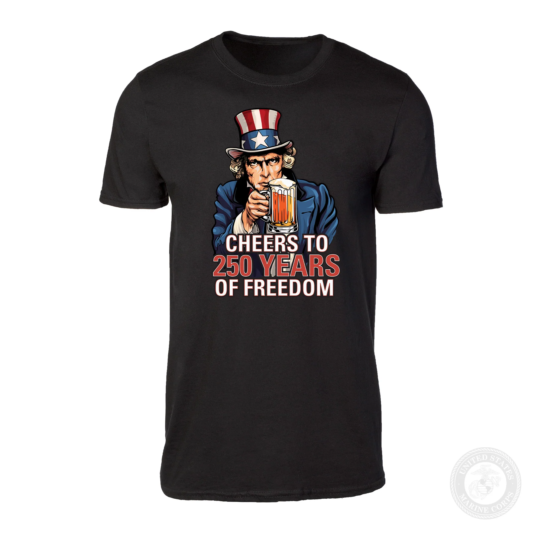 Cheers to 250 Years of Freedom T-Shirt - Image 3