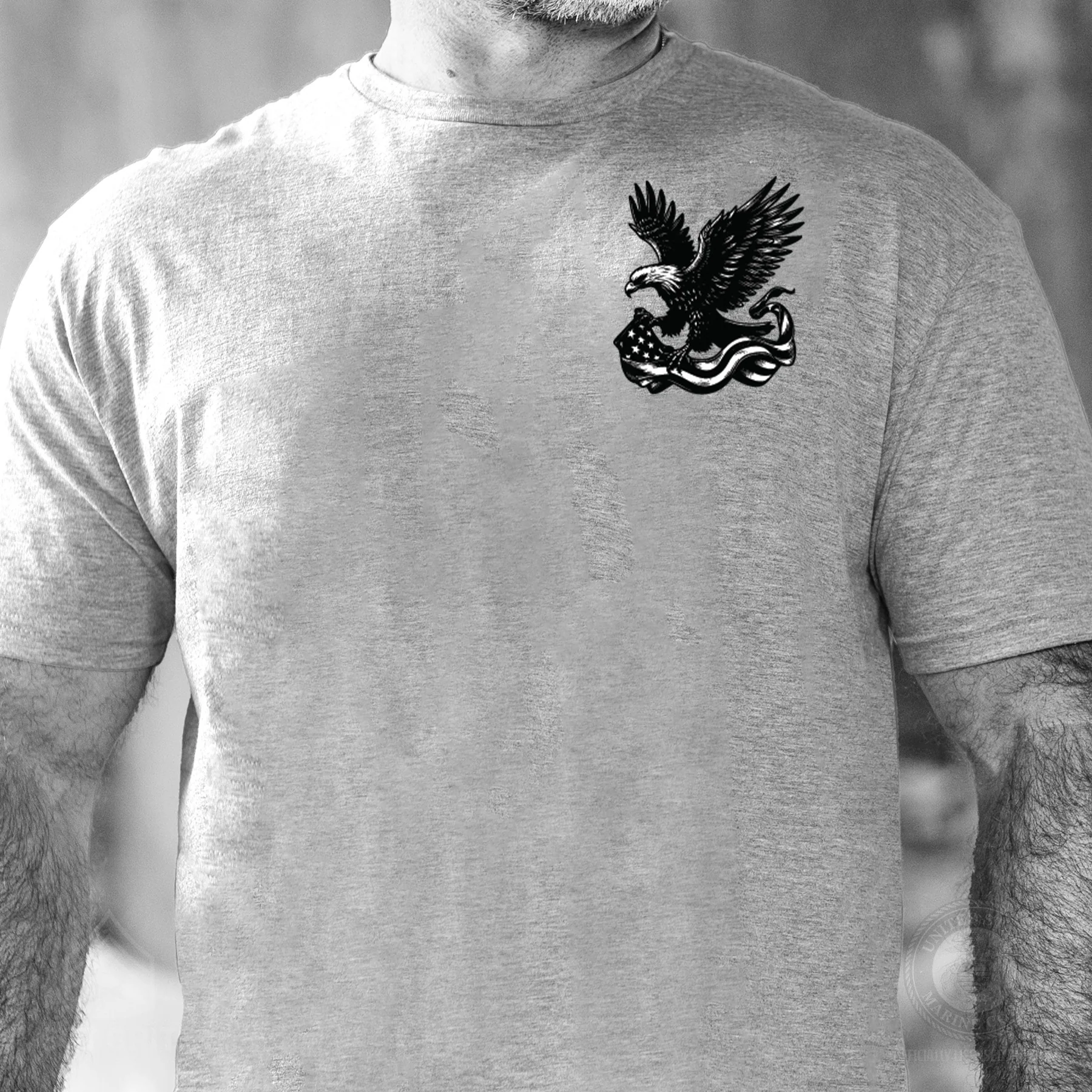 We The People 250 Years Eagle T-Shirt- Back Design - Image 2