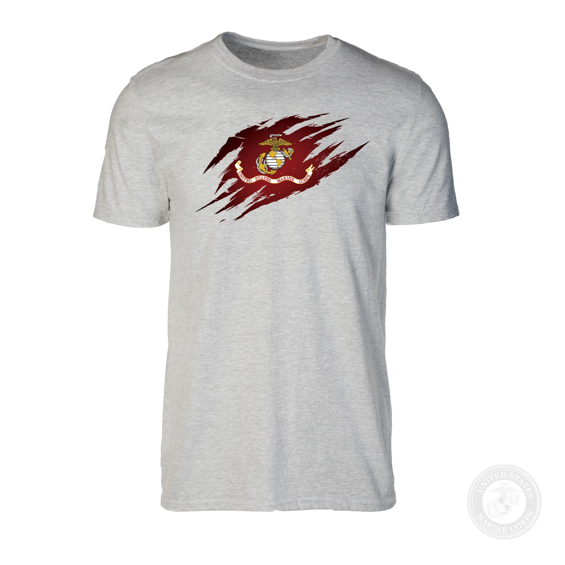 USMC Flag Tear Away T-Shirt - Image 5