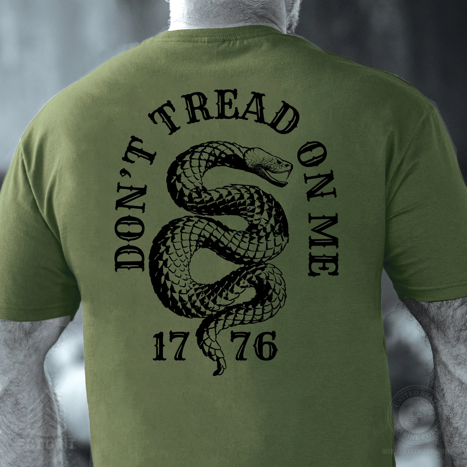 Don’t Tread On Me 1776 T-Shirt - Image 2