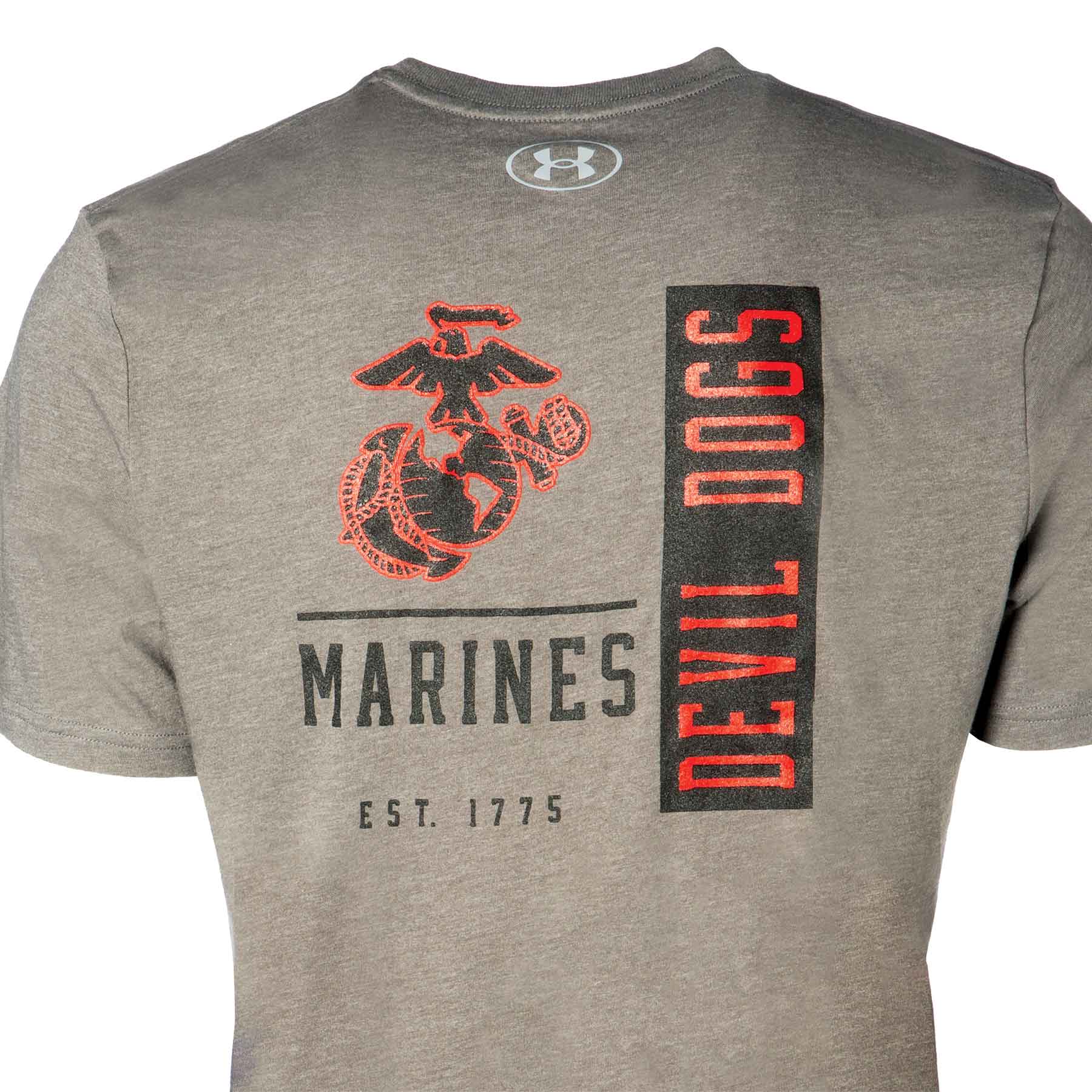 UA USMC Devil Dogs Performance Cotton T-shirt - Image 3