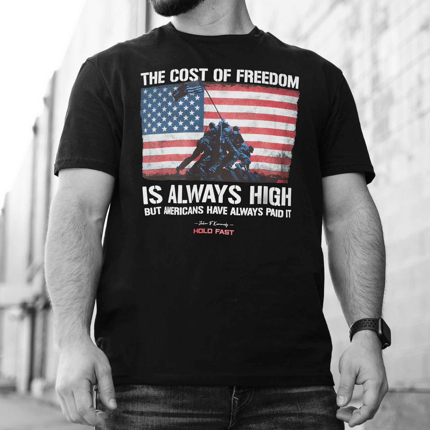 JFK Flag T-shirt - Image 2