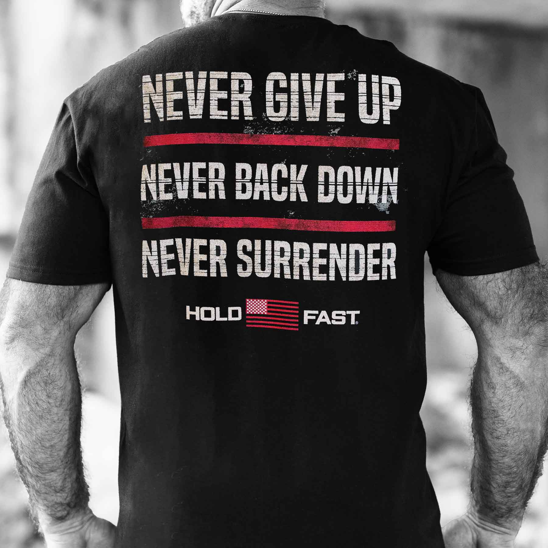 Never Give Up T-shirt - Image 5