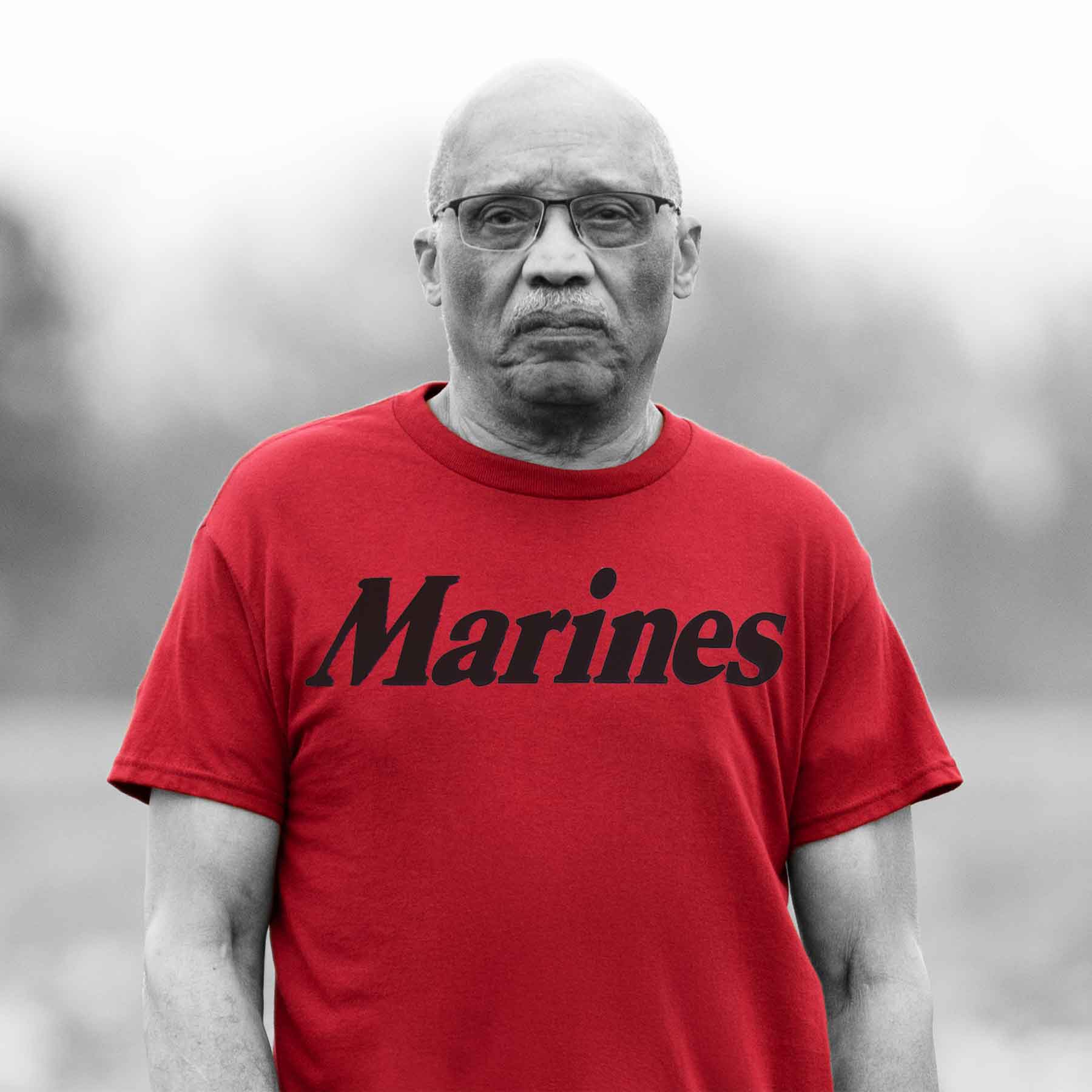 Marines T-shirt- Red - Image 2