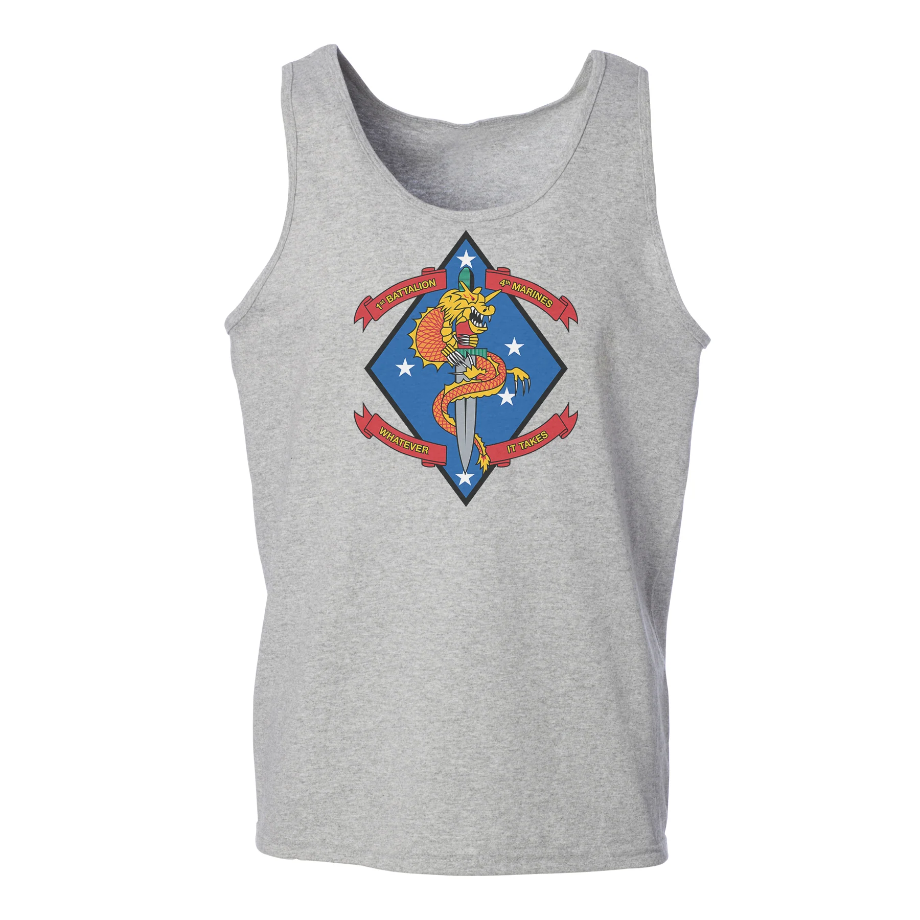 1st Battalion 4th Marines Tank Top - Image 2