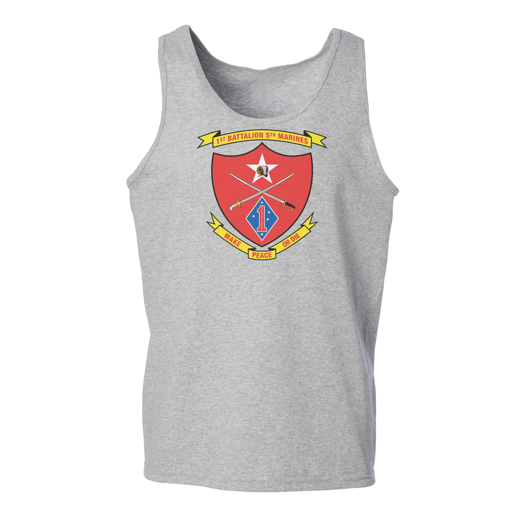1st Battalion 5th Marines Tank Top - Image 2