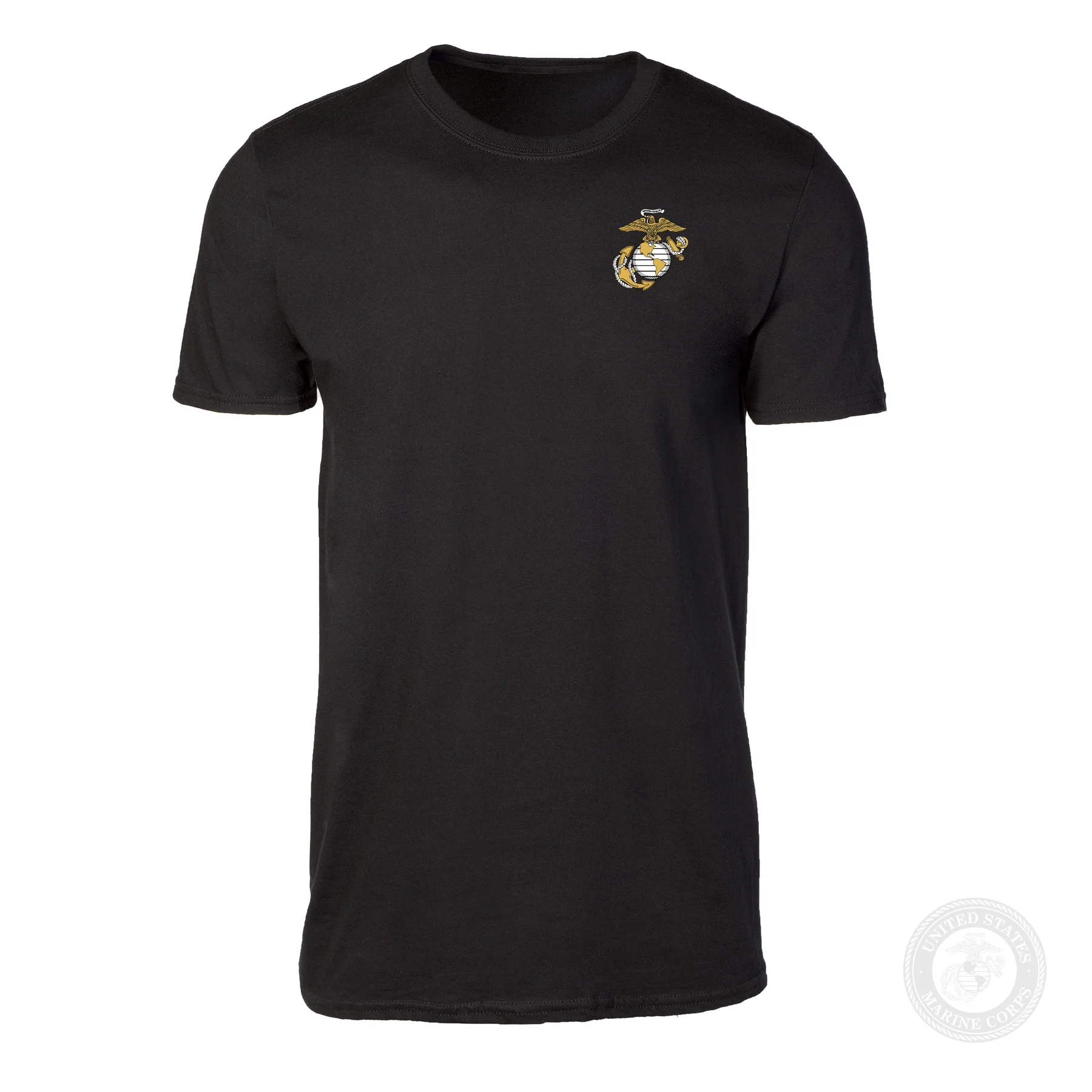 USMC 'Never Underestimate an Old Marine' T-shirt- Back Design - Image 3